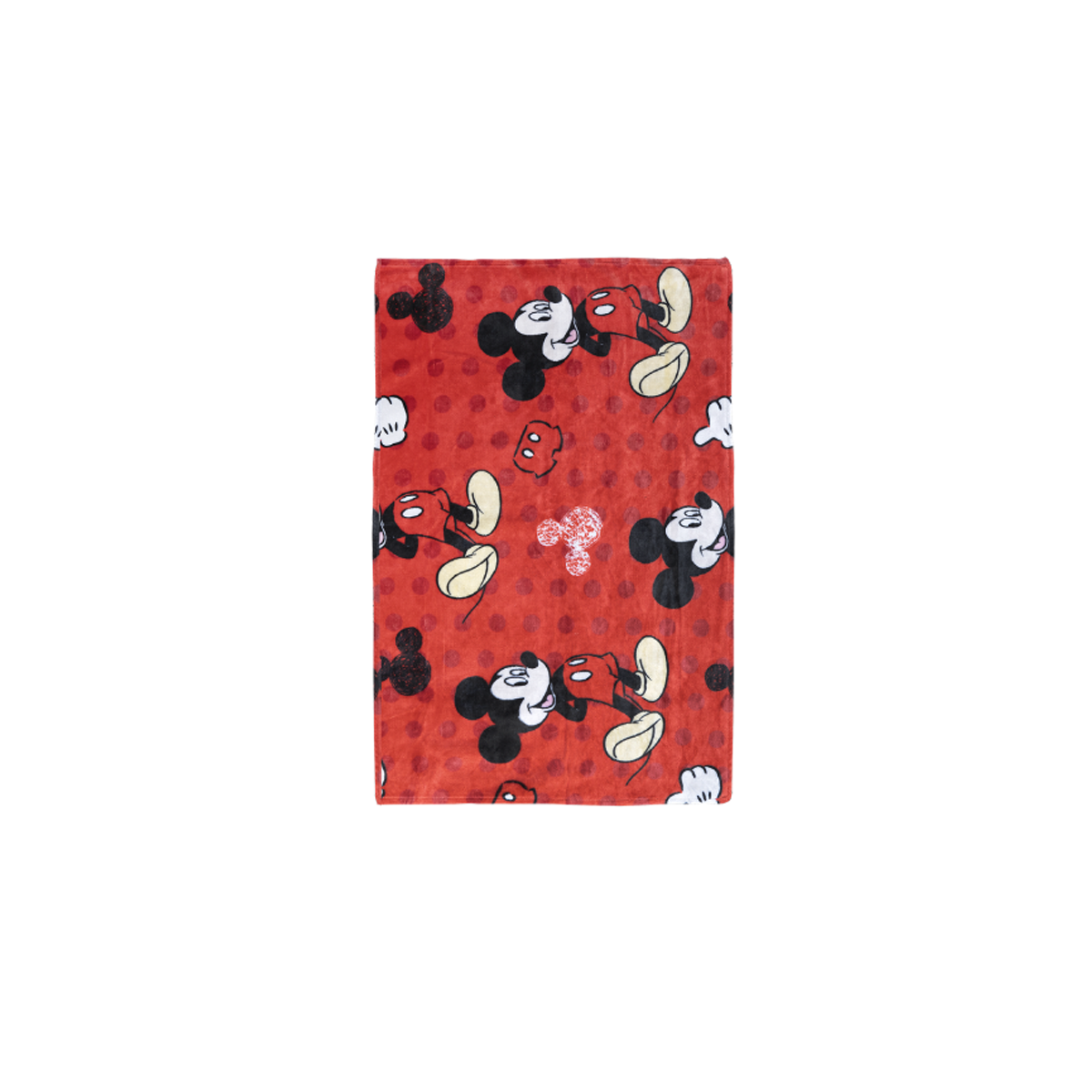 Cobertor Ligero Tesso Home Mickey Mouse color Rojo