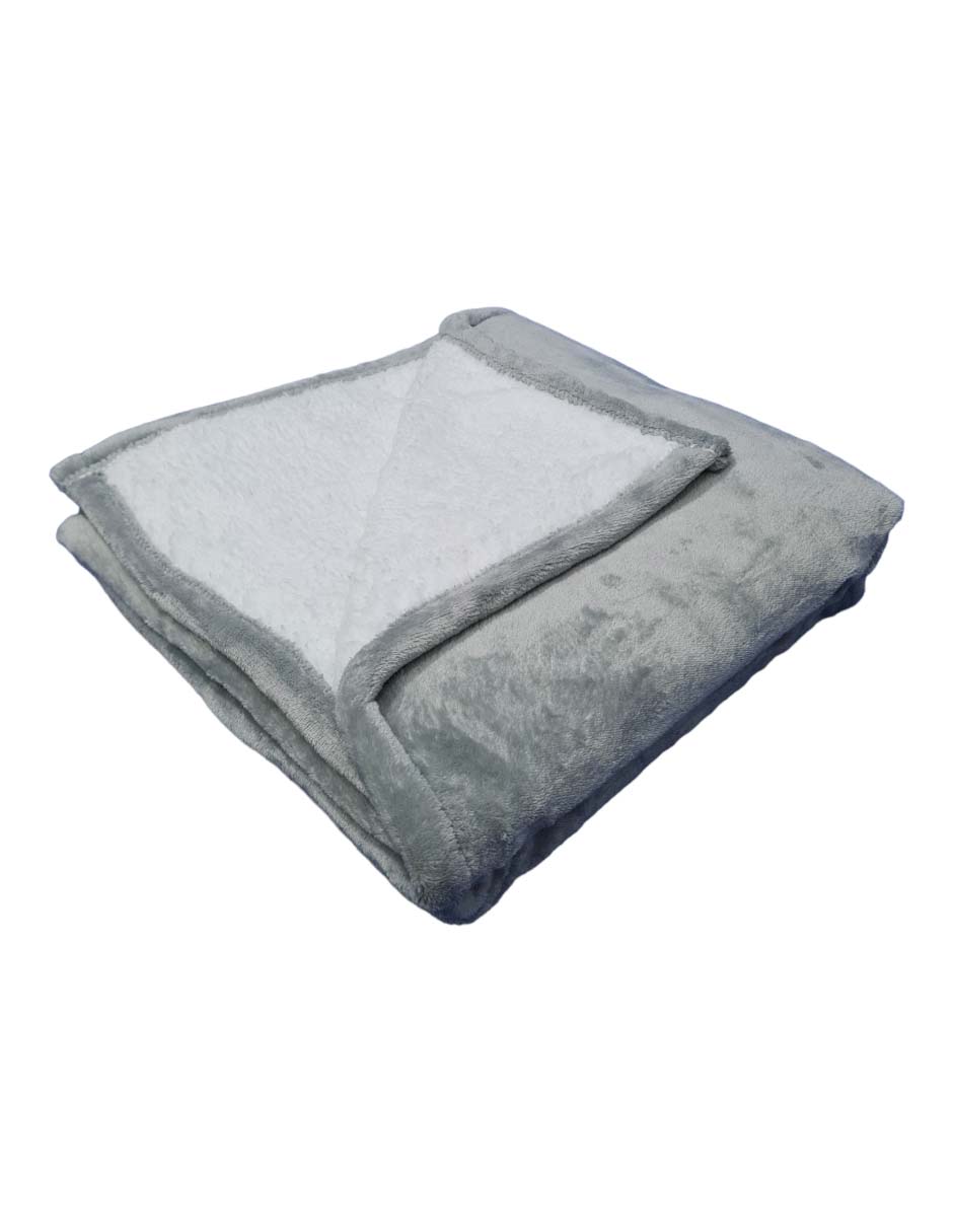 Foto 2 | Cobija Stahl para Cama color Gris 127 x 152 cm