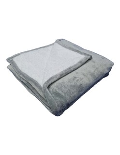 Foto 2 | Cobija Stahl para Cama color Gris 127 x 152 cm