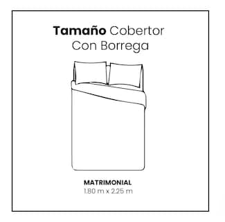 Foto 3 | Cobertor Malubero con Borrega Matrimonial color Negro