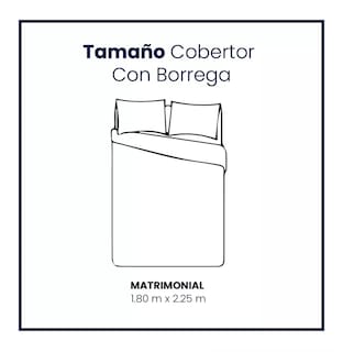 Foto 3 | Cobertor Matrimonial Malubero color Azul