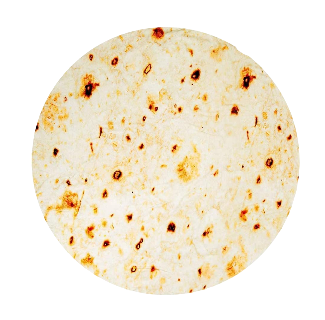 Cobija Circular Tortilla de Harina  Malubero 2 Metros