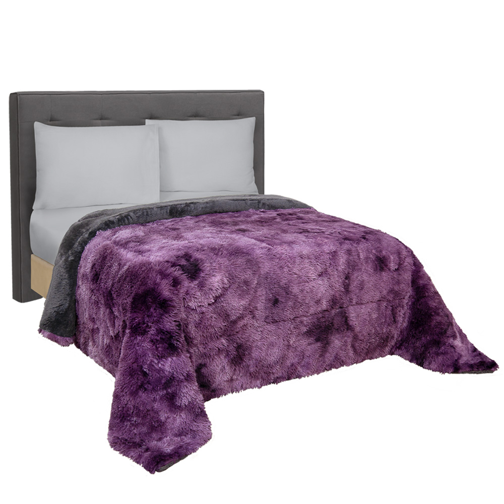 Cobertor Grizzly King Size Morado Térmico Malva