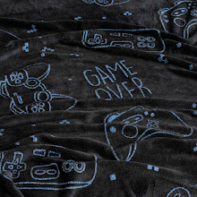 Foto 5 pulgar | Cobertor Ligero Vianney Mat/ind Videogame Color Azul