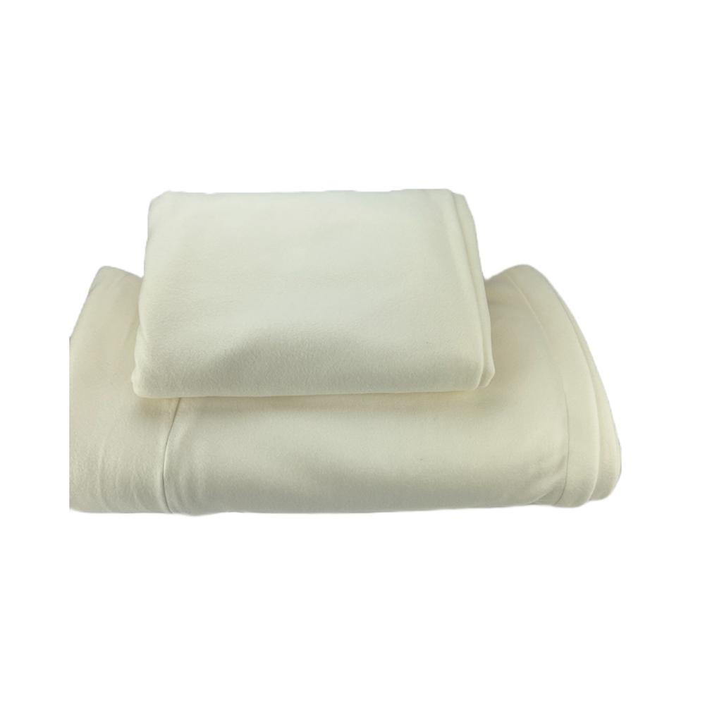 Foto 4 pulgar | Frazada Individual Almoda Hotelero Beige Ivory + Frazada Personal