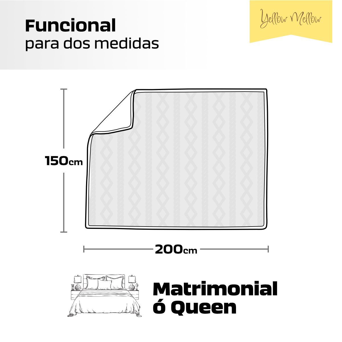 Foto 6 pulgar | Cobija Aborregada Canvas Revolution con Relieve Yellow Mellow Amarillo 200 x 150 cm