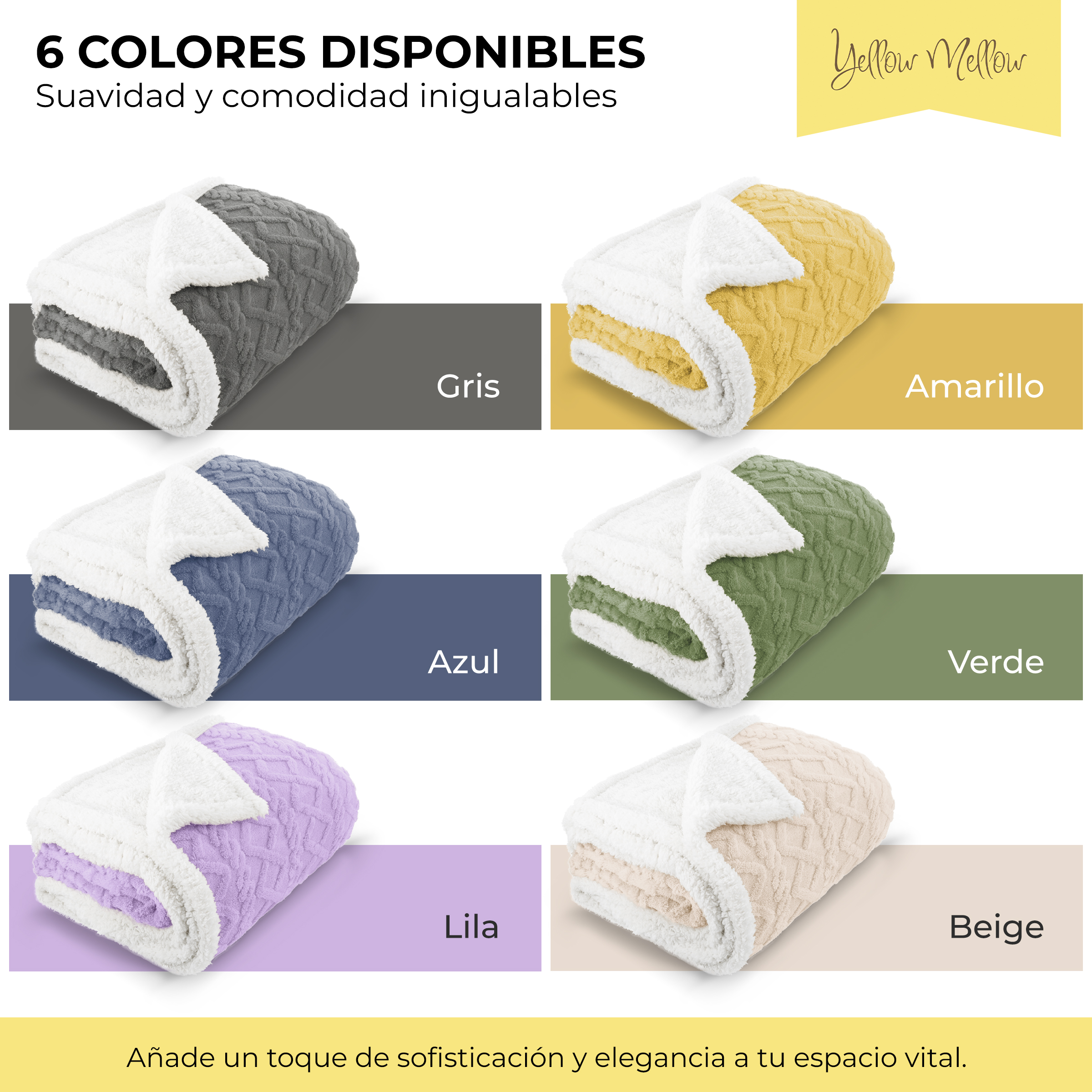 Foto 9 pulgar | Cobija Canvas Revolution color Azul