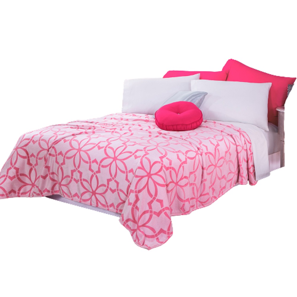 Cobertor Ultrasuave Ind/mat Suri Rosa 100% Poliéster Concord
