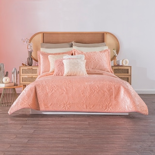 Foto 2 | Edredón Concord Neo Velvet Coral con Fundas King Size