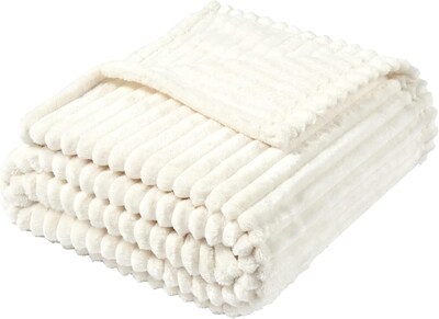 Foto 1 | Frazada B.KIND & BEYOND color Blanco Ultra Suavecita y Calientita King Size