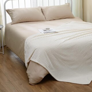 Foto 4 | Frazada B.KIND & BEYOND color Blanco Ultra Suavecita y Calientita King Size