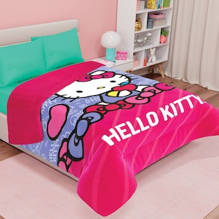 Foto 2 | Edredón Matrimonial Providencia Hello Kitty color Rosa