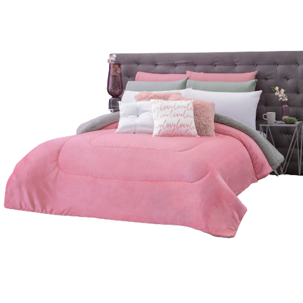 Cobertor Concord Rosa King Size