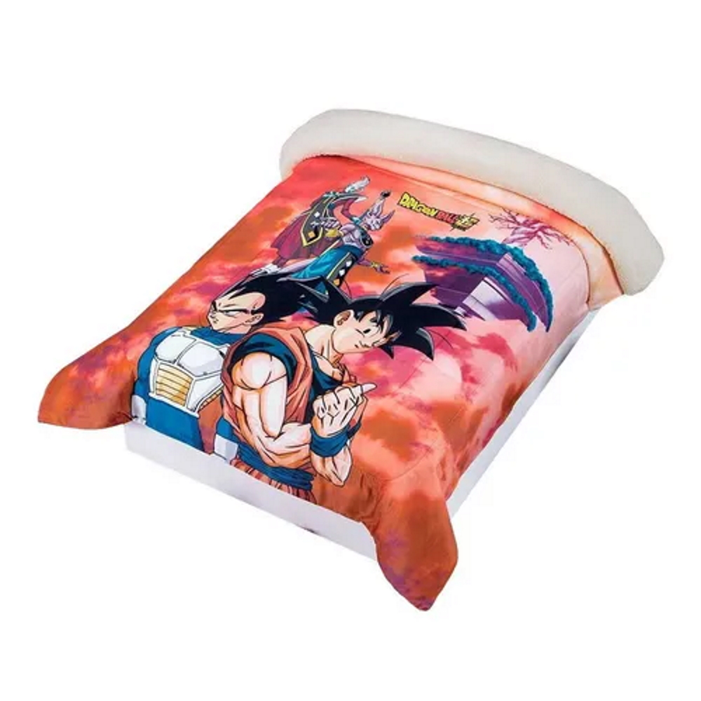 Foto 2 pulgar | Cobertor Matrimonial Concord Ozzy Dragon Ball Super