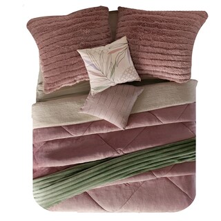 Foto 1 | Cobertor Invernal Vianney King Size color Purpura