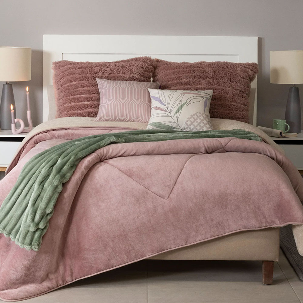 Foto 2 | Cobertor Invernal Vianney King Size color Purpura