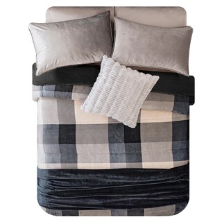 Foto 1 | Cobertor Vianney Invernal Queen Size color Gris