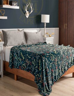 Foto 4 | Cobertor Vianney Harry Potter color Tinto Queen Size