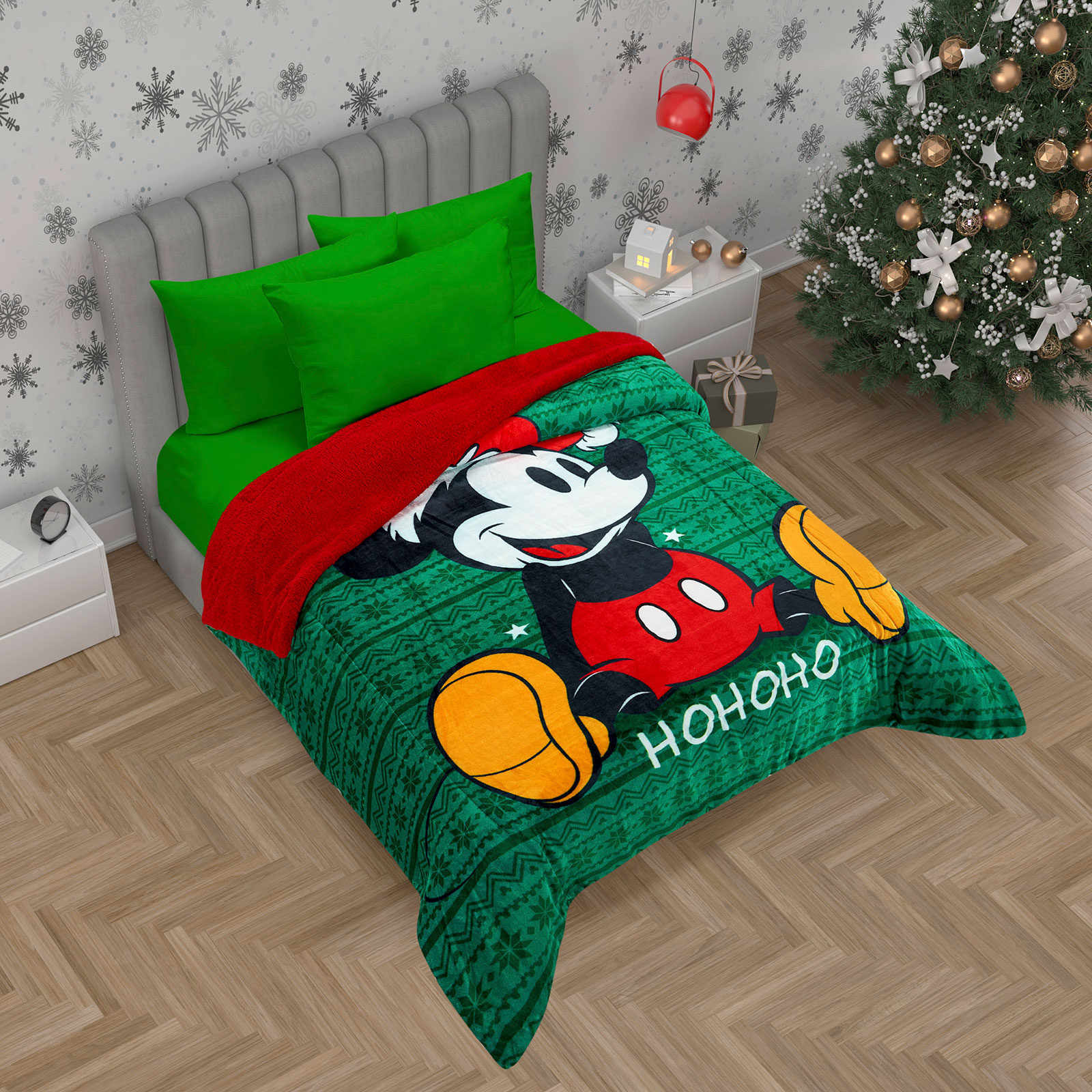Foto 4 | Edredón Matrimonial  Providencia Serenity Mickey Santa Ho Ho