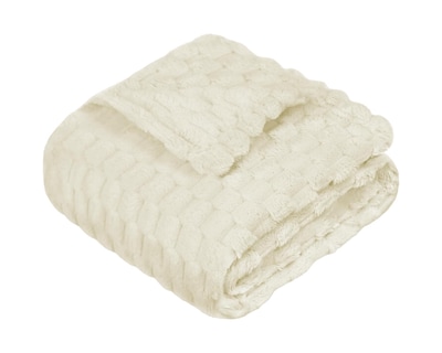Foto 1 | Cobija de Franela Bluelander CBHH-0010 Beige Poliéster 117 X 83 cm