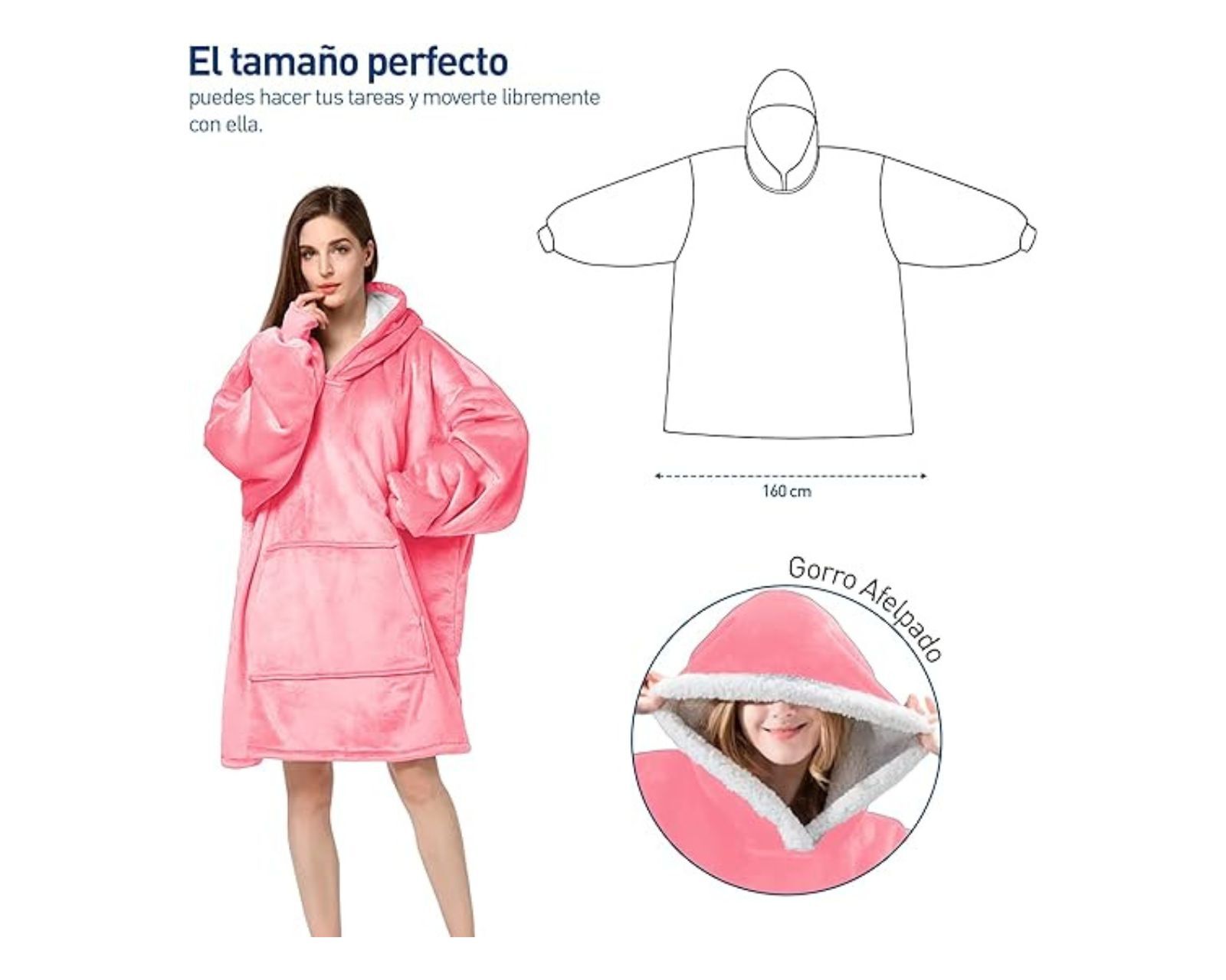 Foto 5 pulgar | Sudadera Cobija Termica Bluelander Unisex