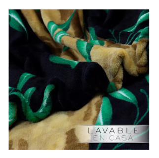 Foto 4 | Micro Mink Frazada, Matrimonial Ultra Suave Y Calientita Blue Elefant
