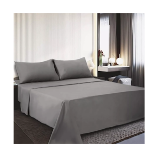 Foto 4 | Juego de Sábanas Queen Size Belug 4 Piezas Gris Oscuro