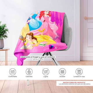 Foto 4 | Cobertor Providencia de Princesas Disney