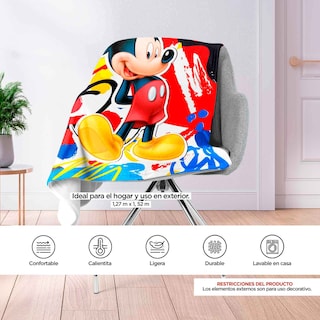 Foto 4 | Cobertor Providencia Mickey Colors