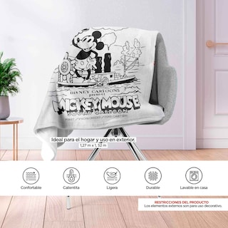 Foto 4 | Cobertor Providencia Mickey Cartoon