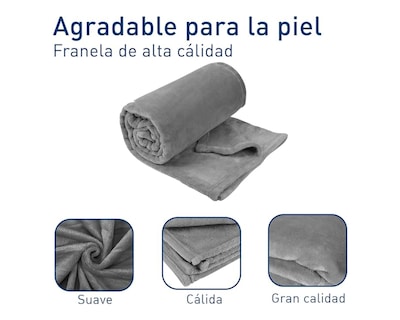 Foto 3 | Cobija Bluelander Gris 100% Poliéster 117 x 83 cm para Bebé