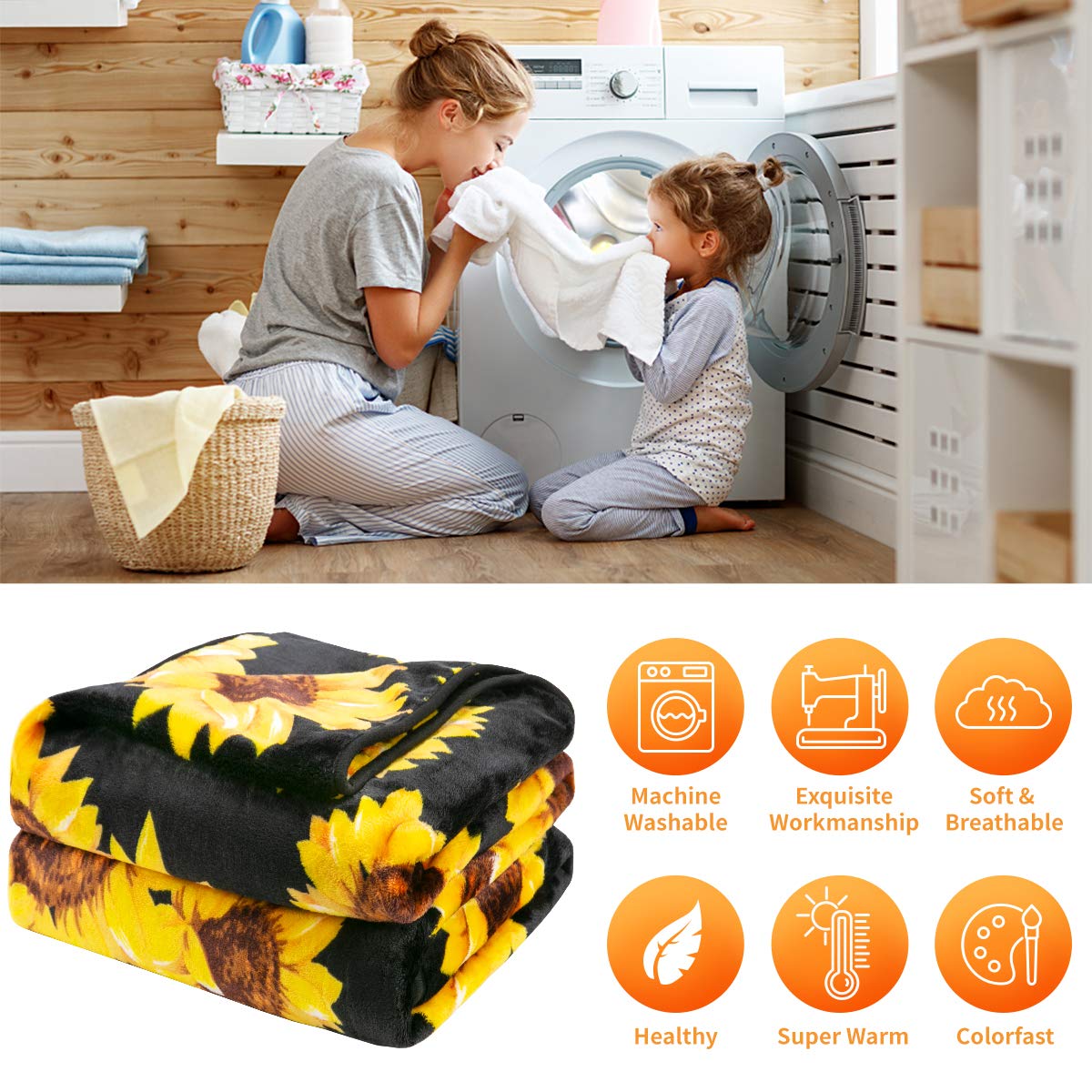 Foto 7 pulgar | Manta Jekeno Colorful Butterfly Comfort Warm, 150 X 200 Cm - Venta Internacional.