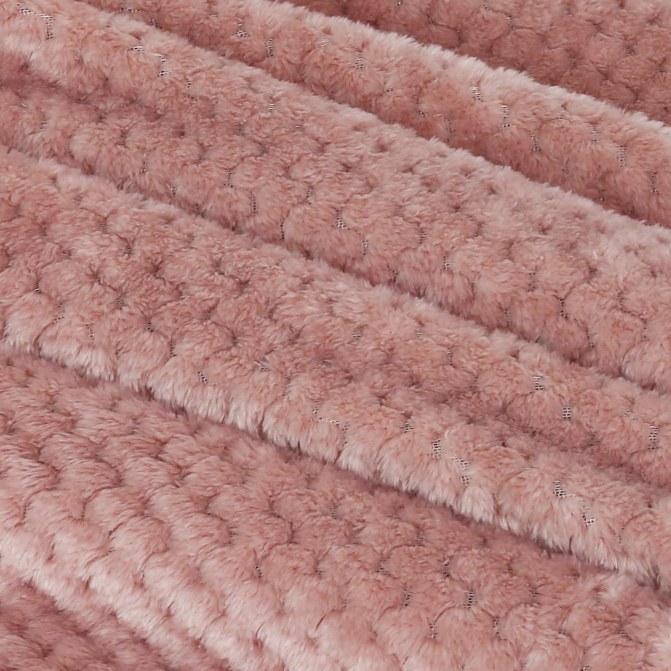 Foto 7 pulgar | Manta Exclusiva Mezcla Waffle Textured Dusty Pink 13 - Venta Internacional.