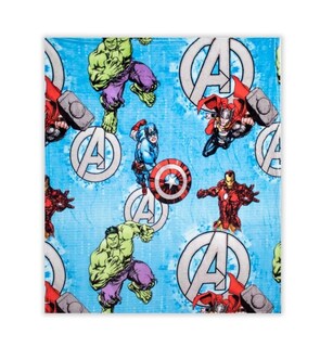 Foto 1 | Frazada Infantil Avengers Extra Suave 127x152cm Azul