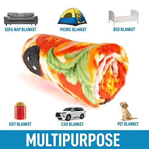 Foto 5 pulgar | Manta Zulay Kitchen Pizza 150 cm - Venta Internacional