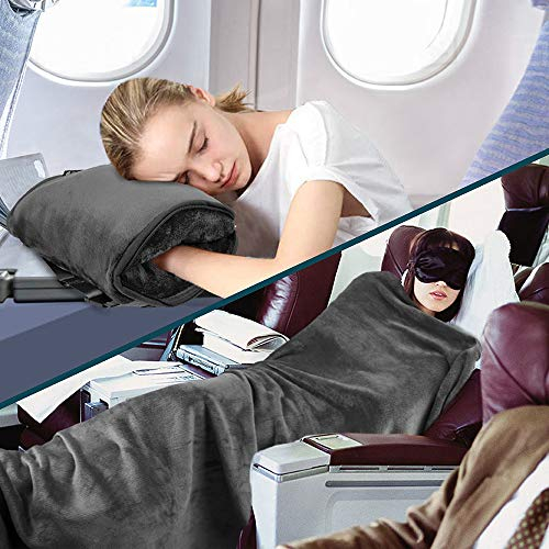 Foto 7 | Manta y Almohada de Viaje Pavilia de Microforro Polar - Venta Internacional