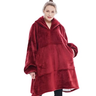 Foto 1 | Manta Polar 1234 Con Capucha De Felpa Pulida Para Invierno - Venta Internacional.