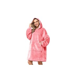 Foto 1 | Manta Polar De Felpa Con Capucha, Bata Fruncida, Mangas De Forro Polar De Invierno - Venta Internacional.