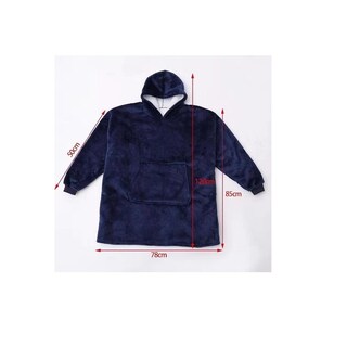 Foto 2 | Manta Polar De Felpa Con Capucha, Bata Fruncida, Mangas De Forro Polar De Invierno - Venta Internacional.
