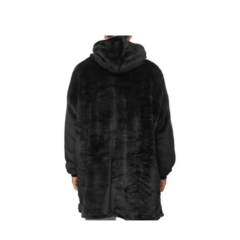 Foto 5 pulgar | Manta Con Capucha Coat Maxi Sherpa, Forro Polar De Invierno Para Adultos - Venta Internacional.