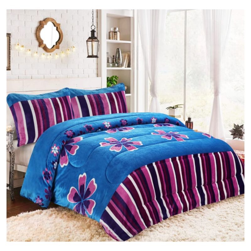 Foto 2 pulgar | Manta De Felpa De Invierno Para 2 Asientos, 250 X 230 Cm, Con 2 Fundas De Almohada - Venta Internacional.