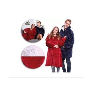 Foto 1 | Manta De Pijama Con Mangas De Forro Polar De Felpa Sherpa - Venta Internacional.