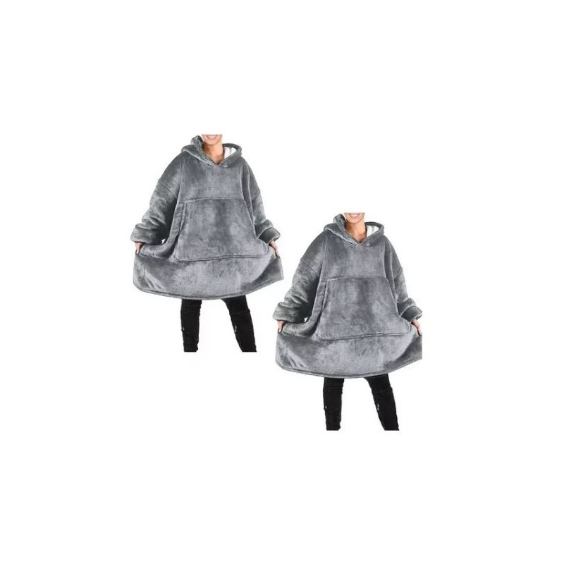 Foto 3 pulgar | Manta De Pijama Con Mangas De Forro Polar De Felpa Sherpa - Venta Internacional.