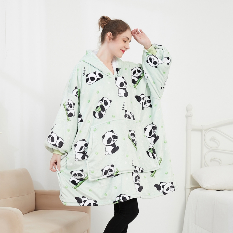 Manta Con Capucha Polerones De Forro Polar De Felpa Para Adultos - Venta Internacional.