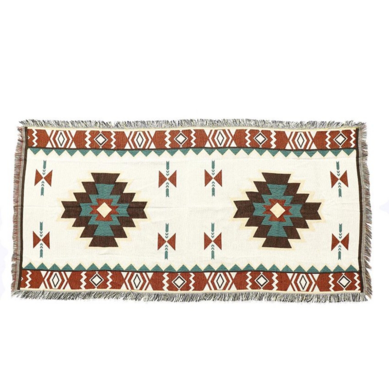 Foto 5 pulgar | Manta De Sofá Geométrica De Algodón Para Decoración Del Hogar, 120 X 150 Cm - Venta Internacional.