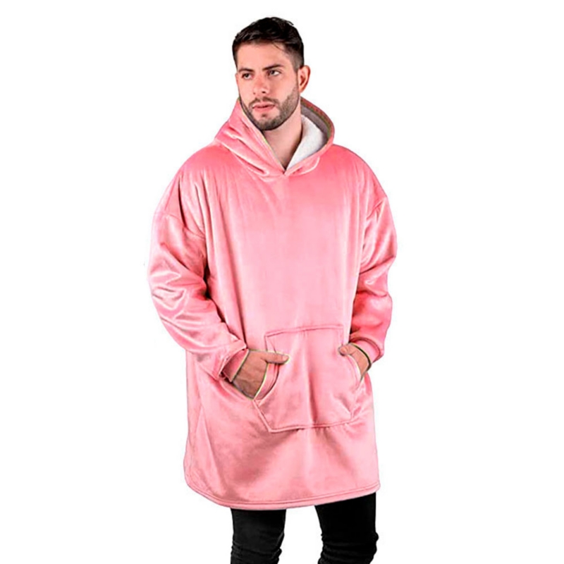 Foto 2 pulgar | Manta Con Capucha, Forro Polar Sherpa, De Invierno, Para Adulto - Venta Internacional.