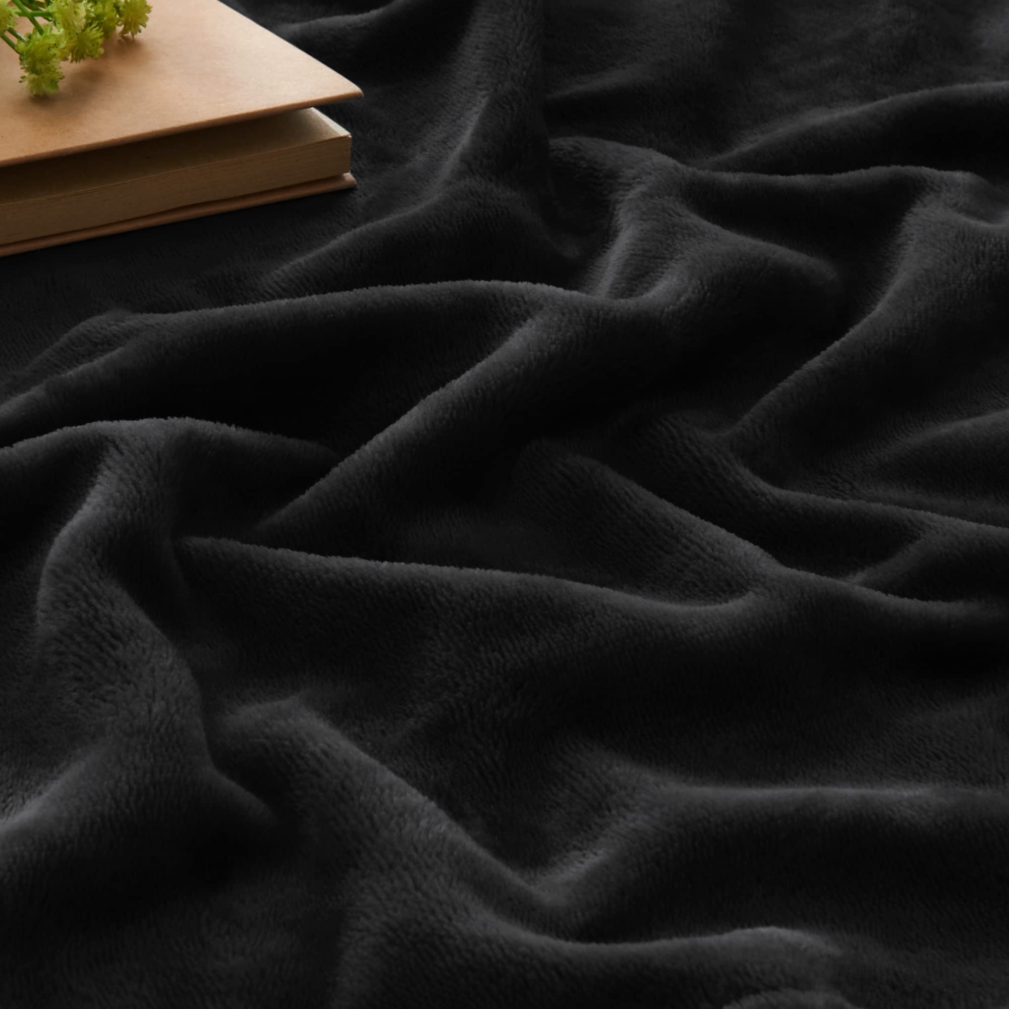 Foto 4 pulgar | Manta Polar Bedelite Negra De 150 X 200 Cm, Supersuave Y Cálida - Venta Internacional.