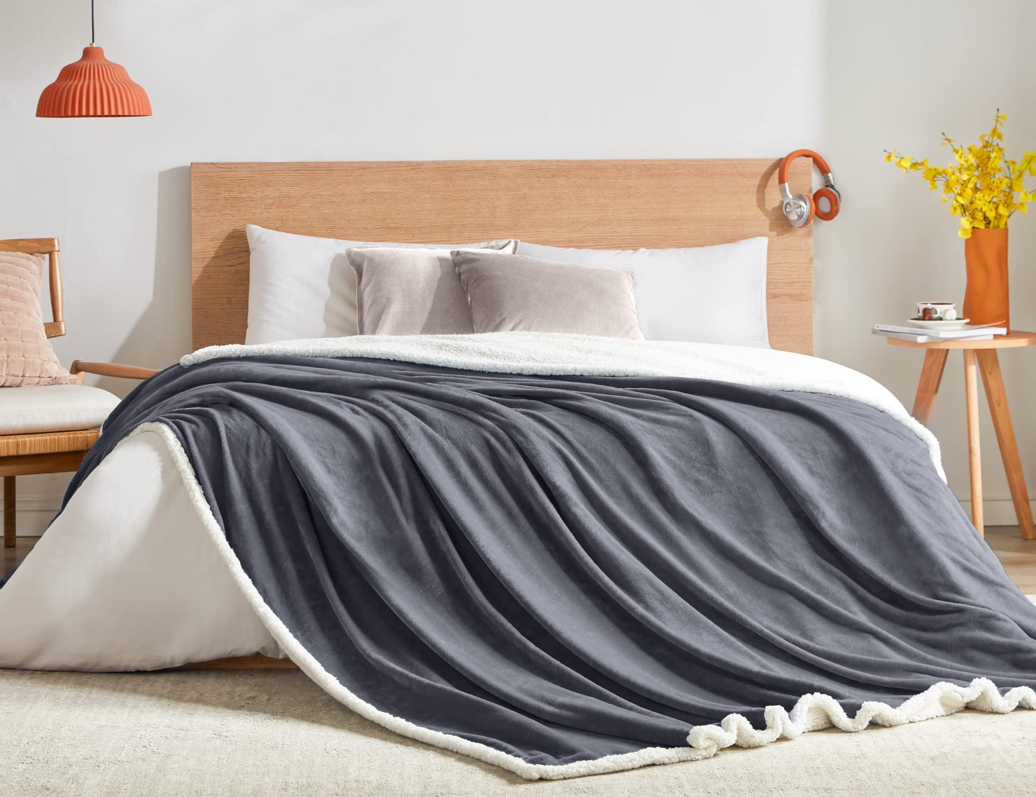 Foto 5 | Manta Beautex De Felpa De Felpa Con Forro Polar Sherpa, 130 X 150 Cm - Venta Internacional.