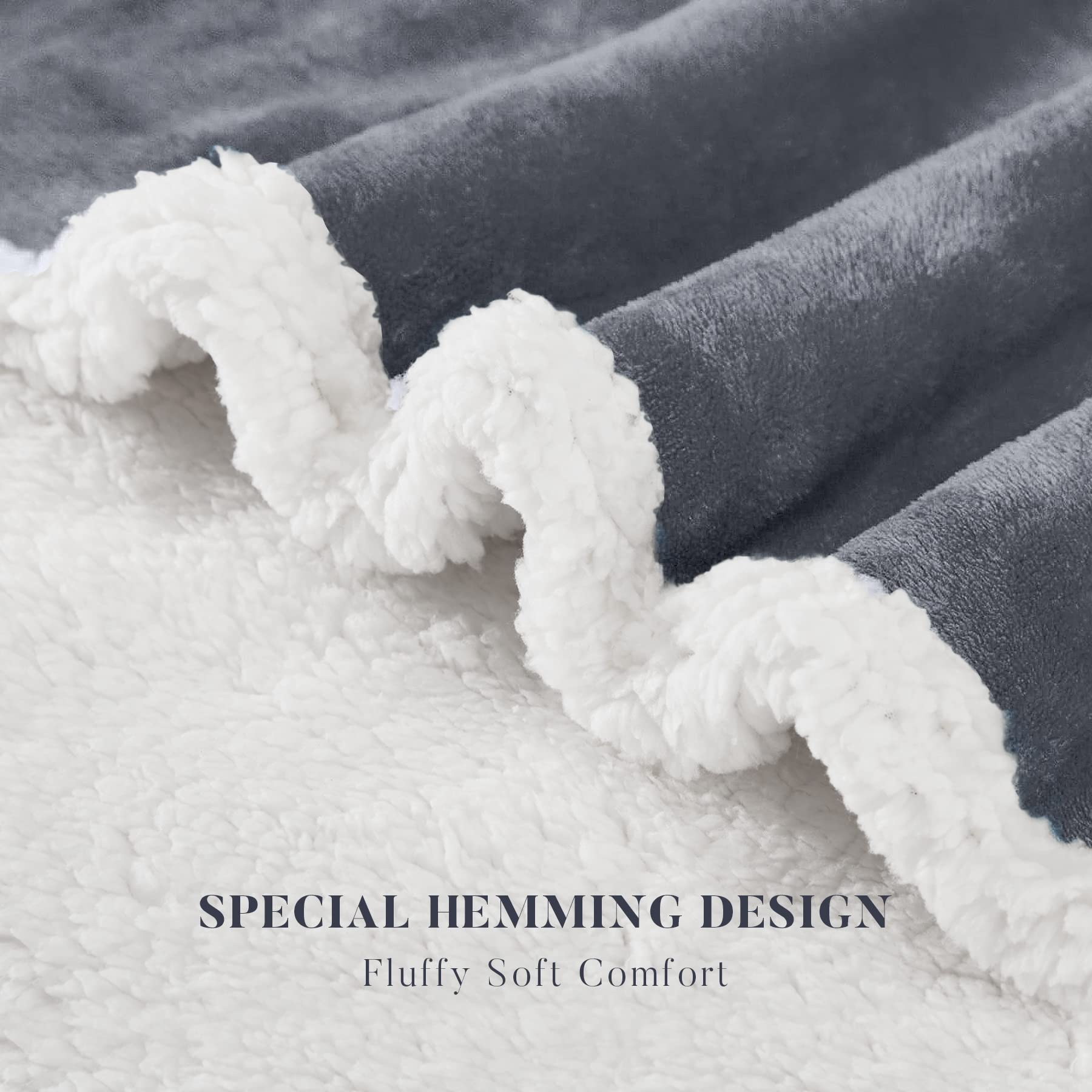 Foto 6 | Manta Beautex De Felpa De Felpa Con Forro Polar Sherpa, 130 X 150 Cm - Venta Internacional.