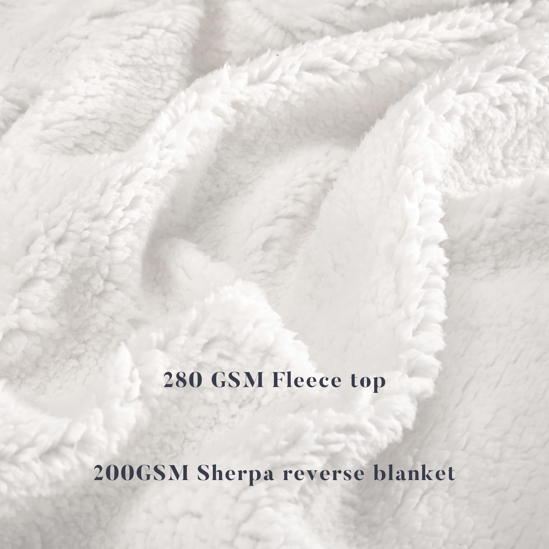 Foto 8 pulgar | Manta Beautex De Felpa De Felpa Con Forro Polar Sherpa, 130 X 150 Cm - Venta Internacional.
